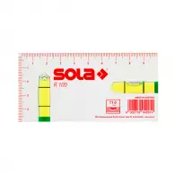 Пластмасов нивелир SOLA R 100 100мм 10броя, с две либели с линия