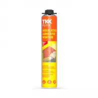 Пяна полиуретанова TKK Tekapur PU FIX INSULSTION ADHESIVE 750мл, за лепене на изолация, зимна, пистолетна