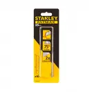 Резервно острие за макетен нож STANLEY FatMax 25мм 10броя, чупещи се - елемента, 10бр в блистер - small