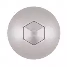 Винт с полуобла глава INOX MARE ISO7380 А2 5х10мм, с вътрешен шестостен, 500бр. в кутия - small, 242332