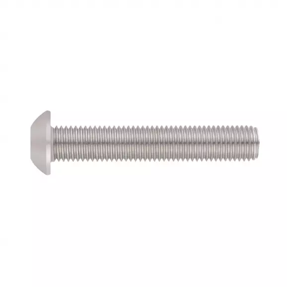 Винт с полуобла глава INOX MARE ISO7380 А2 5х50мм, с вътрешен шестостен, 500бр. в кутия