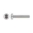 Винт с полуобла глава неръждаем INOX MARE DIN7985 A2 6х20мм, с кръстат шлиц, 500бр. в кутия - small, 241772