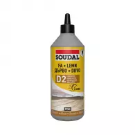 Бързо лепило за дърво SOUDAL Turbo 64A D2 750мл