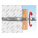 Дюбел универсален FISCHER UX 14x75мм, с периферия, 20бр. в кутия - small, 255905