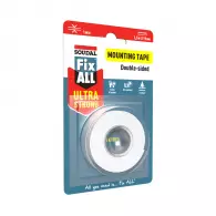 Двойнозалепваща монтажна лента SOUDAL Fix ALL 19мм/1.5м, бяла