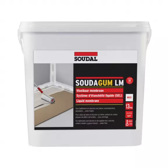 Хидроизолираща мембрана SOUDAL Soudagum LM 13кг