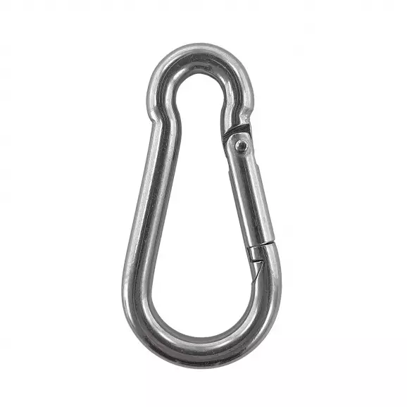 Карабинер неръждаем INOX MARE DIN 8001 A4 6x60мм, 120кг, крушовидна, 50бр. в кутия