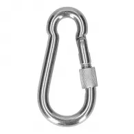Карабинер с гайка неръждаема INOX MARE DIN5299 А4 50x5мм, 225кг., 50бр. в кутия