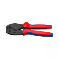 Клещи кербовъчни KNIPEX PreciForce 4.00-6.0мм2, за неизолирани кабелни накрайници, AWG 23-10, двукомпонентна дръжки
