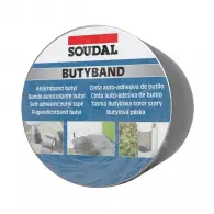 Лента уплътнителна алуминиева SOUDAL Butyband 100х0.8мм/10м