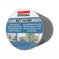 Лента уплътнителна алуминиева SOUDAL Butyband 150х0.8мм/10м