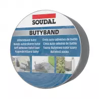 Лента уплътнителна алуминиева SOUDAL Butyband 50х0.8мм/10м