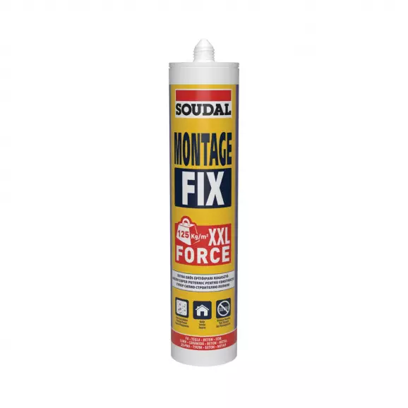 Лепило строително на водна основа SOUDAL Montage Fix 280мл
