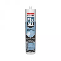 Лепило уплътнител хибрид-полимерно SOUDAL Fix ALL Crystal 290мл-прозрачно