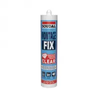 Монтажно лепило SOUDAL Montage Fix Clear 280мл-прозрачно