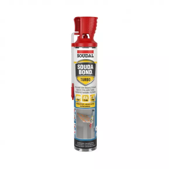 Пяна полиуретанова SOUDAL Soudabond Turbo 750 мл, ръчна