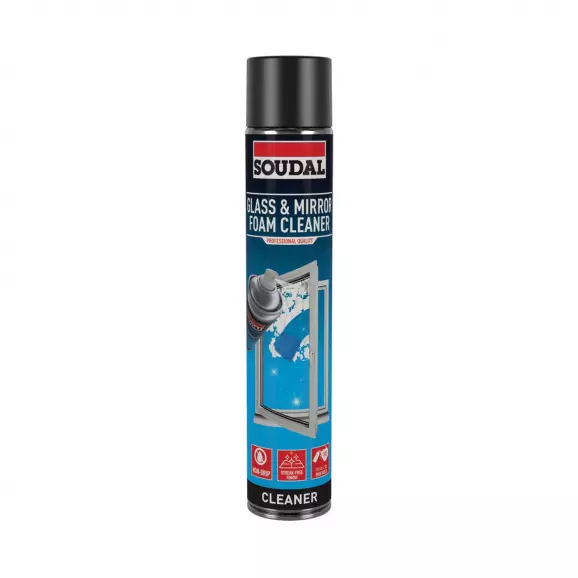Пяна за почистване на стъкла и прозорци SOUDAL Glass & Mirror 750мл