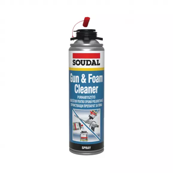 Препарат за полиуретанова пяна SOUDAL Gun and Foam Cleaner 500мл