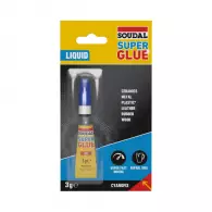 Секундно лепило SOUDAL Super Glue 3гр