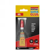 Секундно лепило SOUDAL Super Glue Gel 3гр