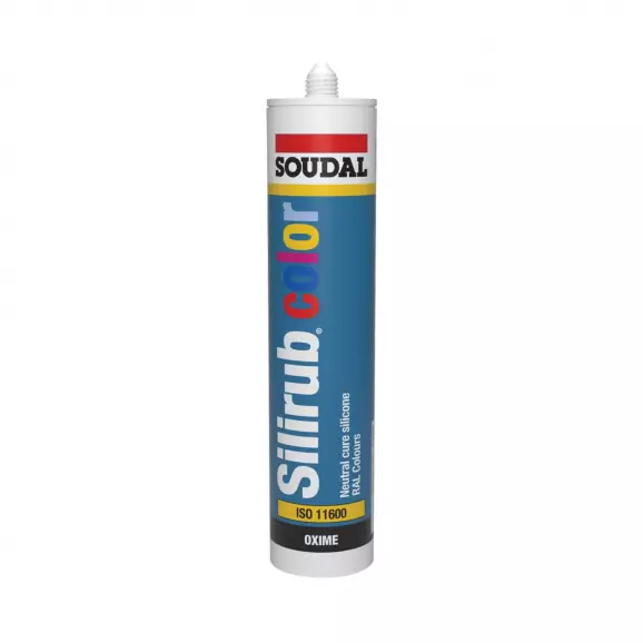 Силиконов уплътнител SOUDAL Silirub Color RAL 7016 310мл сив антрацит