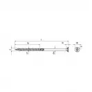 Винт за дърво FM FRIULSIDER FM-WOOD PRO 8x300мм - small, 258534