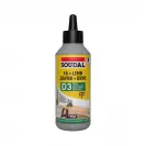 Водоустойчиво лепило за дърво SOUDAL 65A D3 250мл-бяло - small