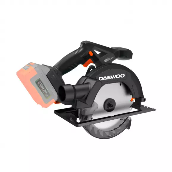 Акумулаторен циркулярен трион DAEWOO DALCSBL20-185 Solo, 20V, 2.0-8.0Ah, Li-Ion, ф185х18мм, 4700об/мин.