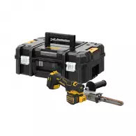 Акумулаторен лентов шлайф DEWALT DCM200NT, 18V, 1.5-5.0Ah, Li-Ion, 0-1700м/мин, безчетков