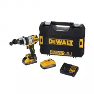 Акумулаторен ударен винтоверт DEWALT DCD1007H2T, 18V, 5.0Ah, Li-Ion, 169Nm, безчетков