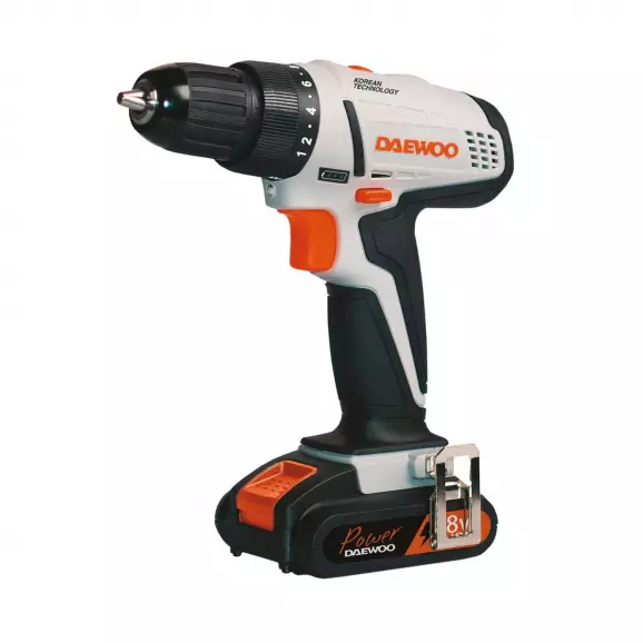Акумулаторен винтоверт DAEWOO DALD180Q, 18V, 1.5Ah, Li-Ion, 36Nm