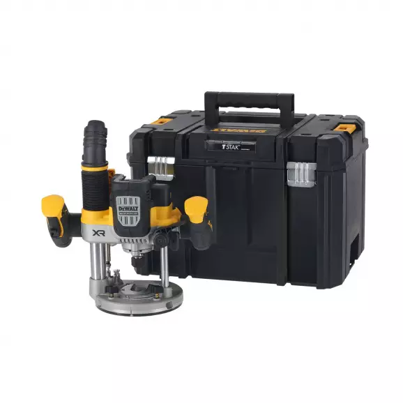 Акумулаторна оберфреза DEWALT DCW620NT, 18V, 1.5-5.0Ah, 11000-23000об/мин, ф8, 12мм, безчетков