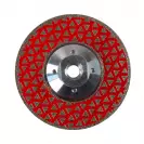Диск диамантен RAIDER RD-DD25 115/M14мм, за шлайфане на гранитогрес, гранит, мрамор, варовик - small, 246151