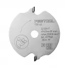 Диск подрезвач с твърдосплавни пластини FESTOOL 47/2.5/6.35 Z=2, за рязане на фурнировани плочи и плочи с меламиново покритие - small