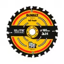 Диск с твърдосплавни пластини DEWALT 165/1.6/20 Z=24, за дървесина - small