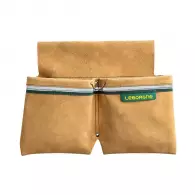 Кожен двоен зидарски джоб с държач за клещи LEBORGNE