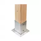 Основа за греда DOMAX PSP 120 122х122х152x2.0мм, поцинкована, за дървени строителни продукти - small, 263855