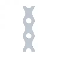 Перфорирана лента DOMAX ТМ10 12х0.7мм, 3м в ролка, поцинкованa 