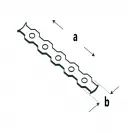 Перфорирана лента DOMAX ТМ10 12х0.7мм, 10м в ролка, поцинкованa  - small, 254816
