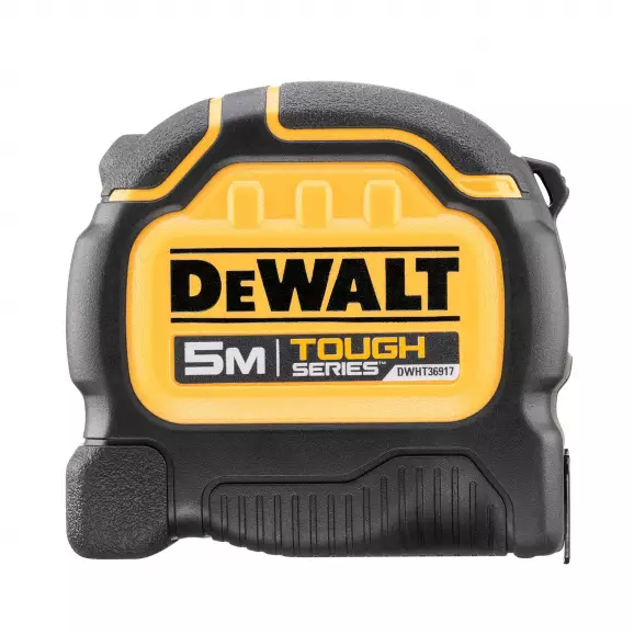 Ролетка пластмасов корпус DEWALT 5м x 32мм, гумирана, EG-клас 2
