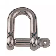 Шегел D-образен неръждаем INOX MARE A4 ф6мм, 150кг., 50бр. в кутия