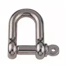 Шегел D-образен неръждаем INOX MARE A4 ф8мм, 250кг., 10бр. в кутия - small