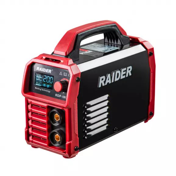 Заваръчен инверторен апарат RAIDER RDP-IW34, 20-180A, 230V, 1.6-5.0мм