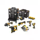 Акумулаторен комплект DEWALT DCK685P3T (DCD796+DCF887+DCS570+DCH273+DCS355), 18V,3x5.0Ah, Li-Ion - small