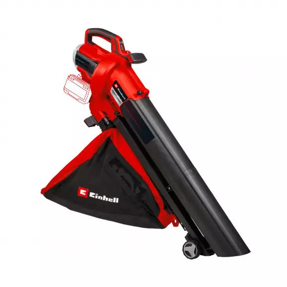Акумулаторен листосъбирач EINHELL VENTURRO 36/240, 18+18V, 2.5-8.0Ah, 740 куб.м/час, безчетков мотор