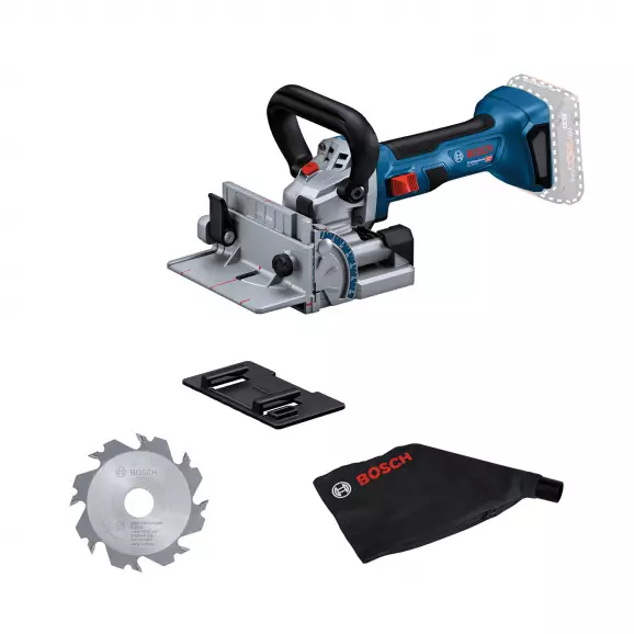 Акумулаторна фреза за плоски дибли BOSCH GFF 18V-22 Solo, 18V, 2.0-6.0Ah, Li-Ion, ф22мм, безчетков