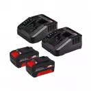 Акумулаторна косачка EINHELL GE-CM 36/36 Li, 18+18V, 4.0Ah, Li-Ion, 360мм, безчетков мотор - small, 248065
