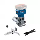 Акумулаторна оберфреза BOSCH GLF 18V-8 Solo, 18V, 2.0-6.0Ah 10000-30000об/мин, ф6, 8мм, безчетков - small
