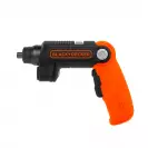 Акумулаторна отвертка BLACK&DECKER BDCSFL20AT, 3.6V, 1.5Ah, Li-Ion, 5.5Nm, 1/4