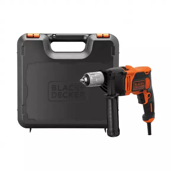 Бормашина ударна BLACK&DECKER BEH850K, 850W, 0-3100об/мин, 54400уд/мин